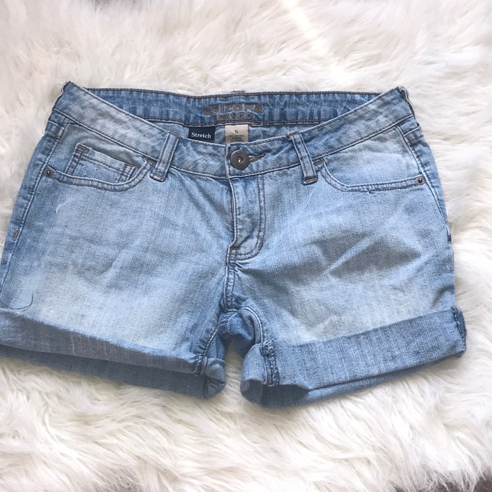 Arizona light wash jean shorts